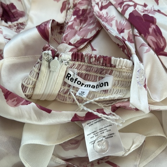 REFORMATION
Women's Earl Silk Floral maxi dress Christa - Picture 5 of 9